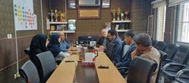 نظارت و ارزیابی رئیس اداره HSE دانشگاه علوم پزشکی شیراز از بیمارستان قائم(عج) فیروزآباد