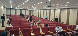 آزمون نیروی حفاظت فیزیکی در بیمارستان حضرت قائم(عج) فیروزآباد برگزارشد‌.