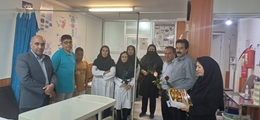 تجلیل از کارکنان و بیماران بخش تالاسمی بیمارستان حضرت قائم ( عج) فیروزآباد به مناسبت روز جهانی تالاسمی