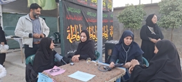  برپایی ایستگاه سلامت به مناسبت شهادت حضرت فاطمه زهرا(س) در روستای لهراسب فیروزآباد با همکاری بیمارستان حضرت قائم(عج) 