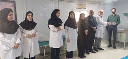 به مناسبت روز کاردرمانی در بیمارستان حضرت قائم(عج) فیروزآباد انجام شد