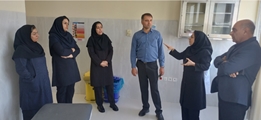    بازدید سرپرست شبکه بهداشت و‌ درمان شهرستان فیروزآباد از کلینیک زخم، پلاسما درمانی و کلینیک ناباروری این شهرستان 